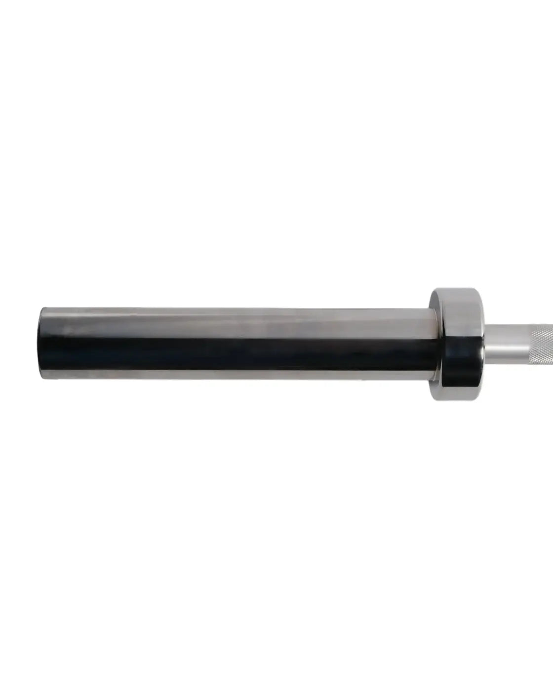 6ft olympic aluminium technique bar silver with black knurled grip for home workout weightlifting