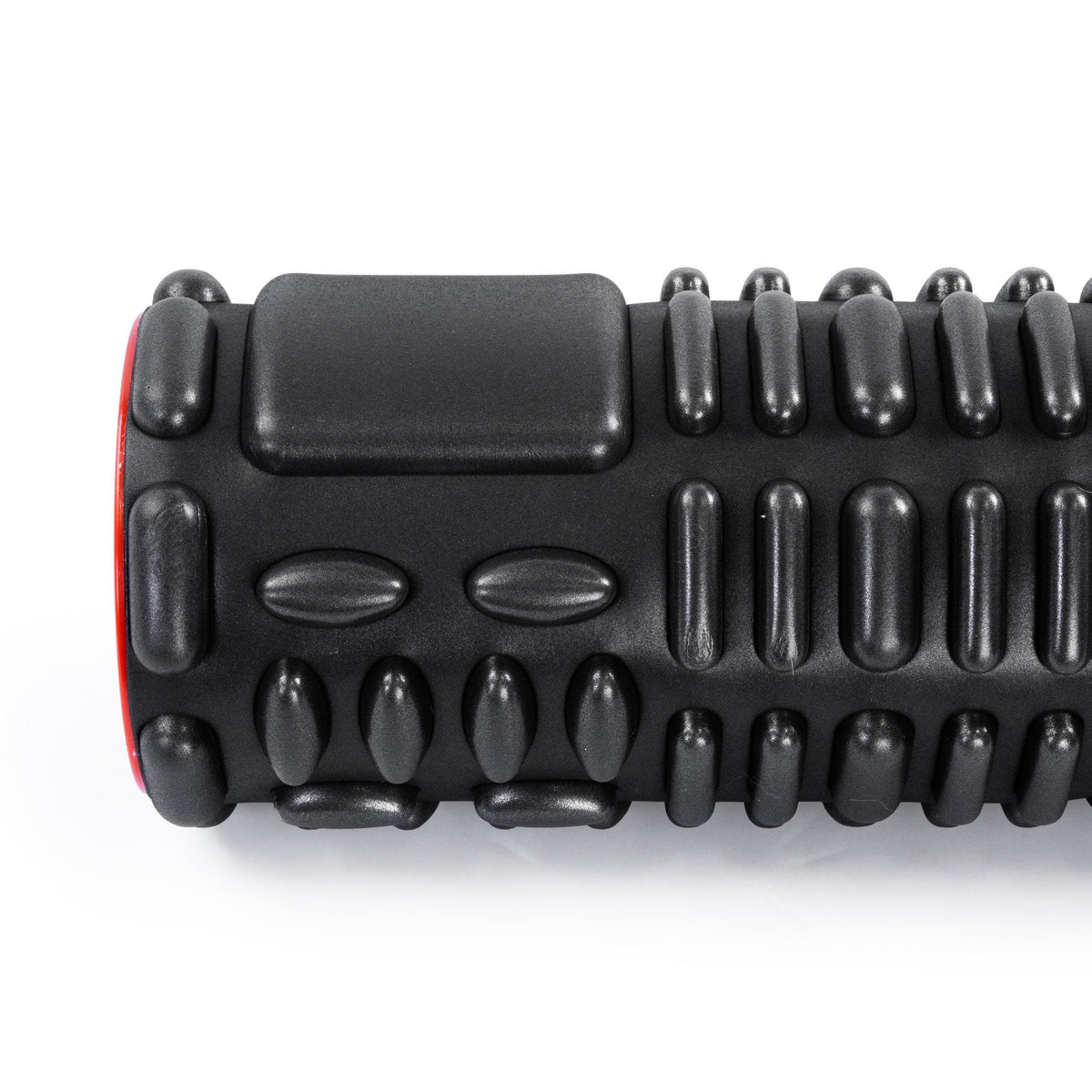 Fitness Mad 32cm Black/Red Vari-Massage Foam Roller - Studio Accessories