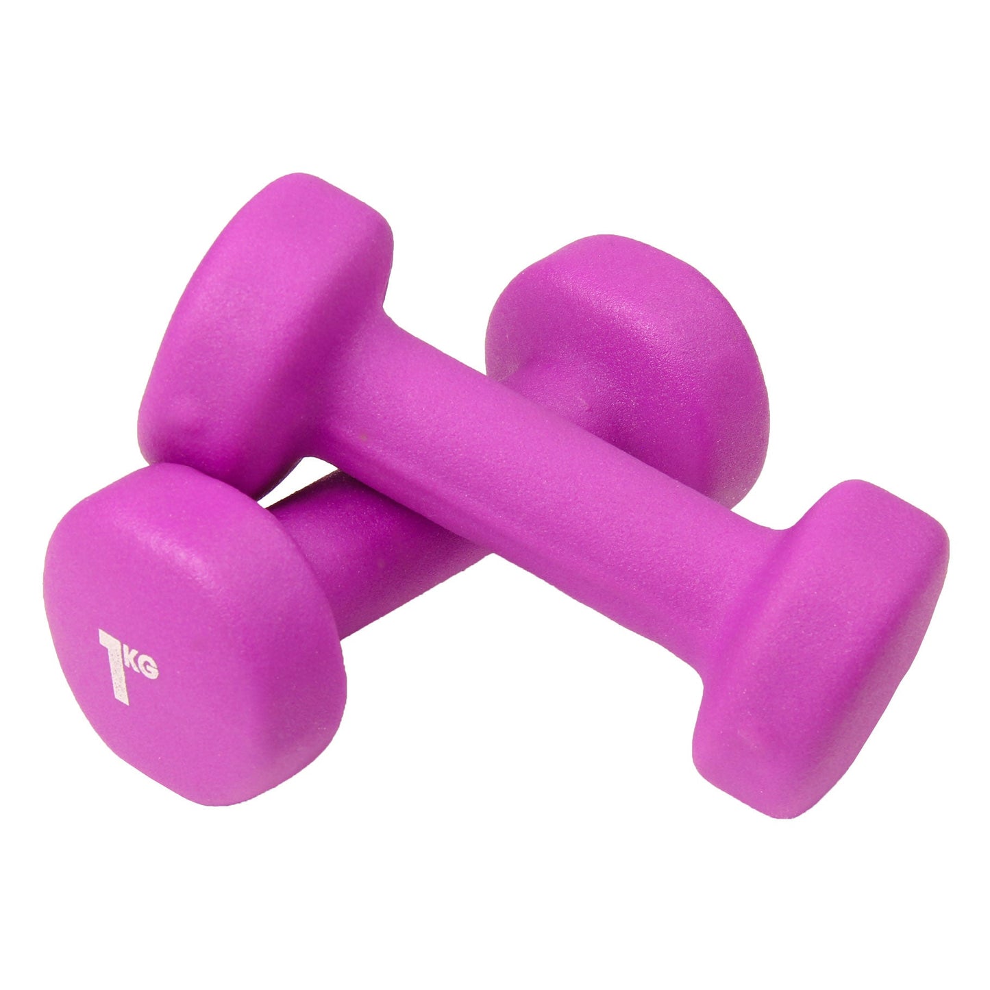 Fitness Mad Neoprene Dumbbells (Pair) - 1kg - Dumbbells