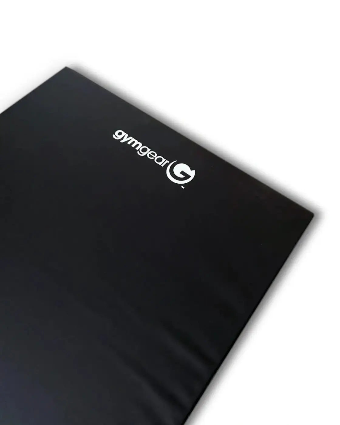 Black gymgear 25mm large stretch gymnastics mat with smooth padded surface for home gym use