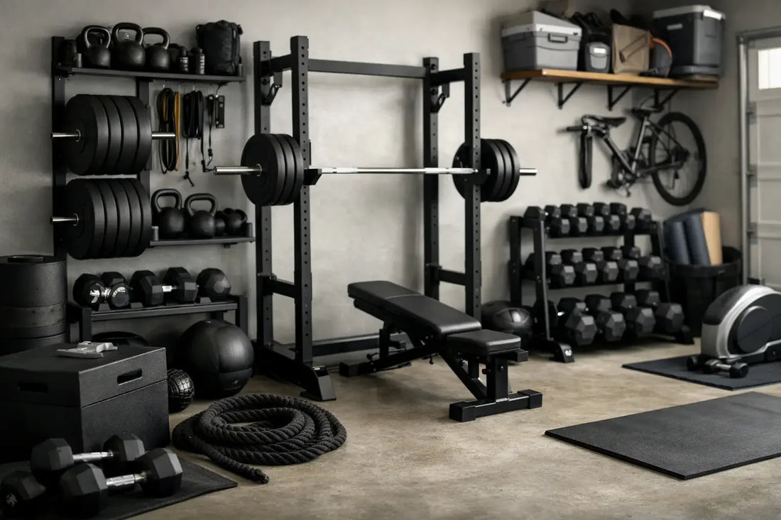 How to Organise a Garage Gym Without Wasting Space