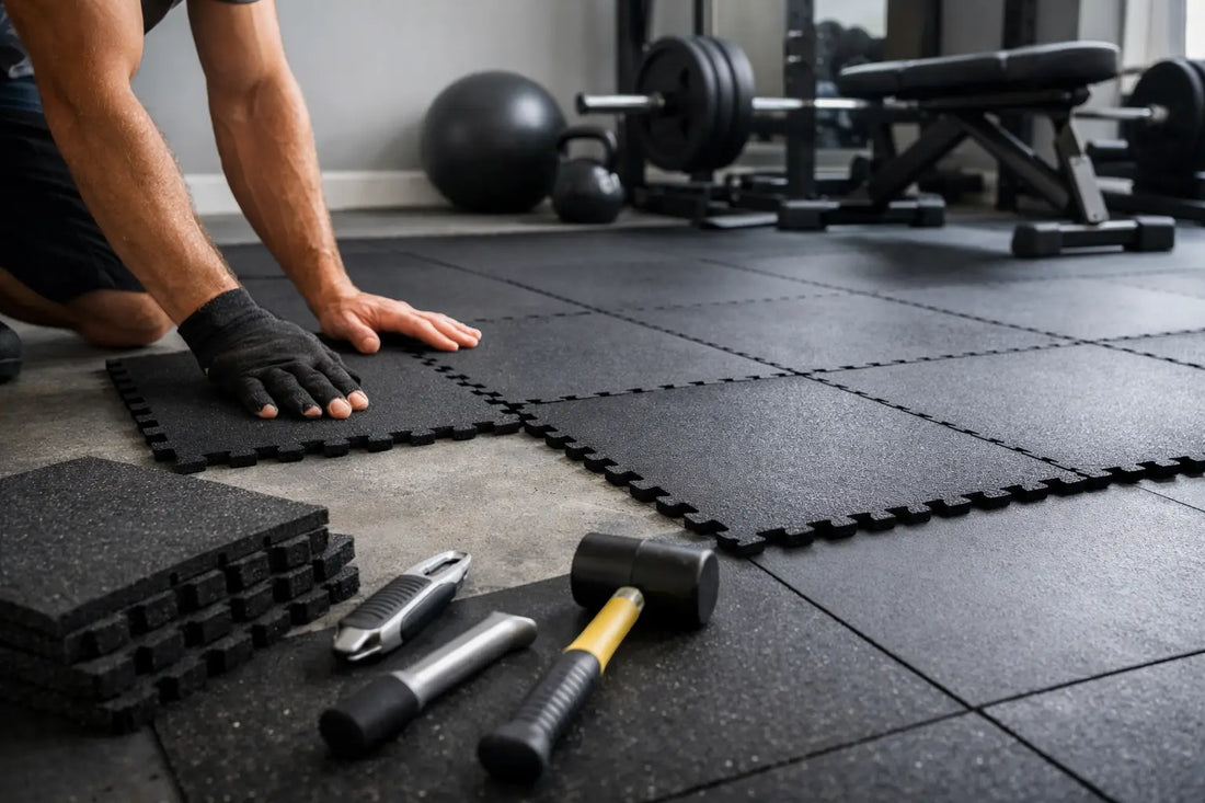 Gym Tile Installation for a Stronger Home Gym