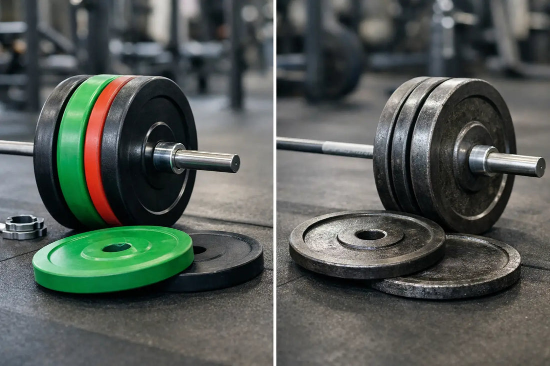 Bumper Plates vs Iron Plates