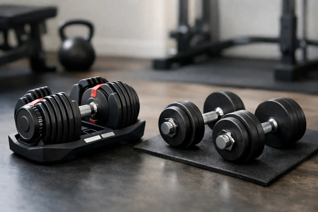 Adjustable Dumbbells vs Fixed Dumbbells for Home Gyms