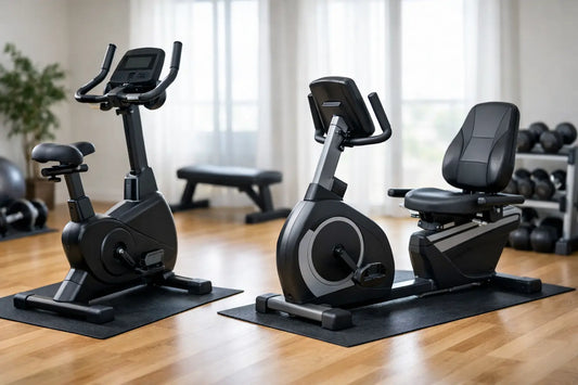 Upright Bike vs Recumbent Bike for Home Gyms