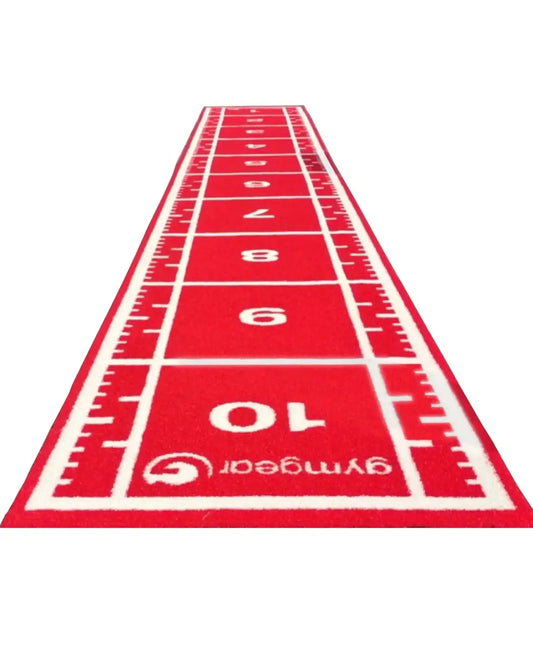 10m x 1.5m Sprint Track (Full Line Markings) –  Green | UK Delivery