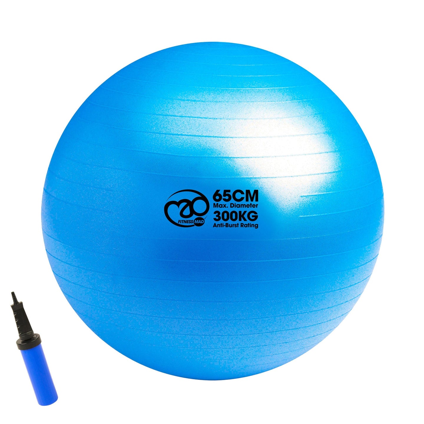 300kg Anti-Burst Swiss Ball with Pump - 65cm - Studio Accessories