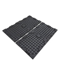 30mm Premium Black Rubber Tile (1m x 0.5m / Blue Fleck) Packs 5 or 10