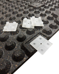 30mm Premium Rubber Tile (1m x 0.5m / 70% Blue Fleck) | UK Delivery - Flooring