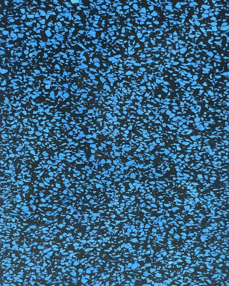 30mm Premium Rubber Tile (1m x 0.5m / 70% Blue Fleck) | UK Delivery - Flooring