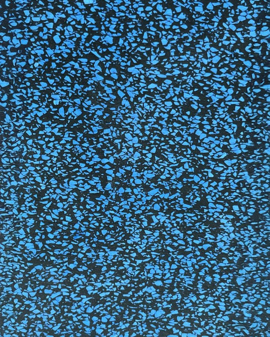 30mm Premium Rubber Tile (1m x 0.5m / 70% Blue Fleck) | UK Delivery - Flooring