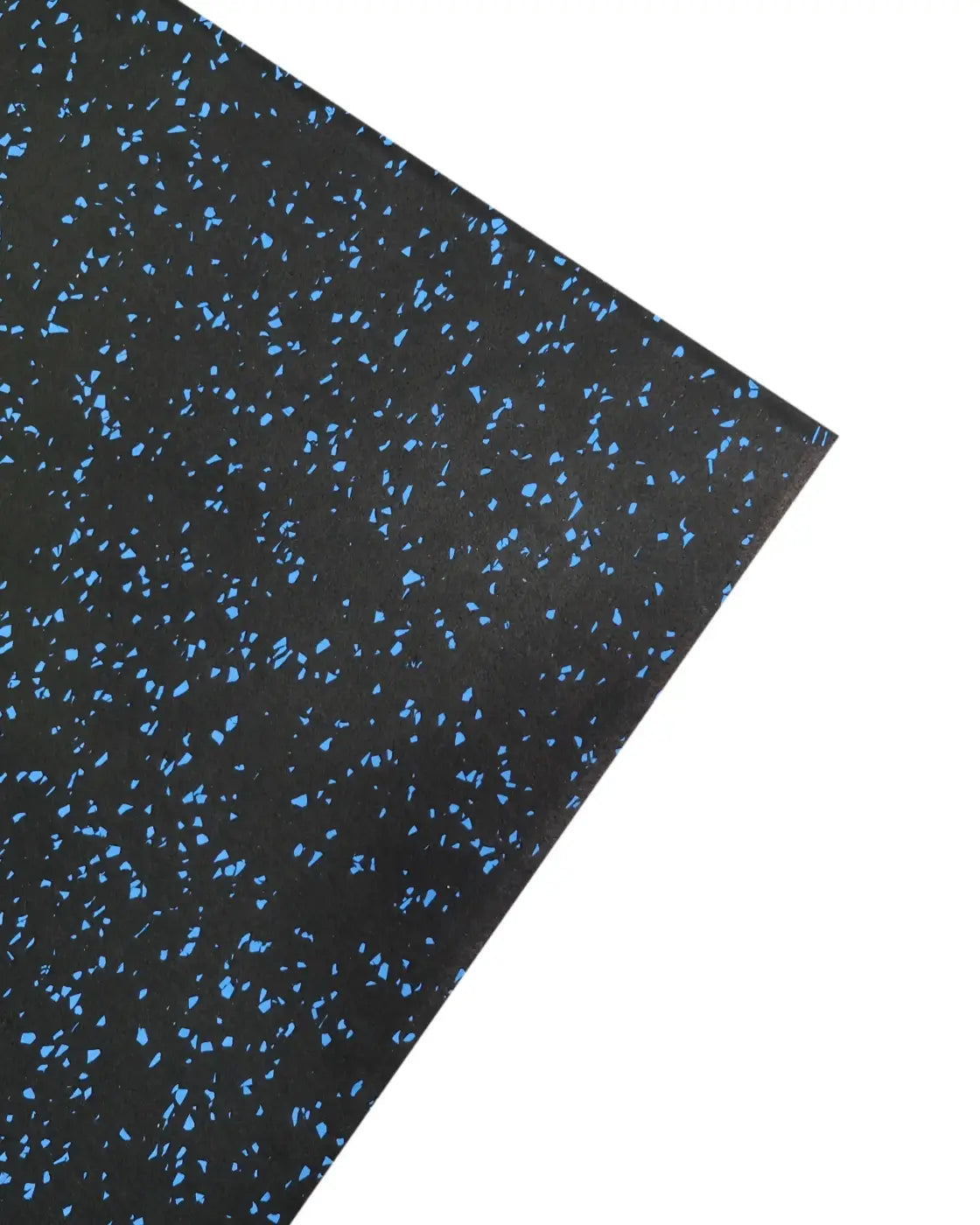 30mm premium rubber tile in black with blue fleck made of durable rubber for versatile uk delivery use