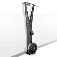 Concept2 SkiErg cross-country ski trainer in black with lime green accents and digital display for home gyms