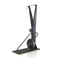 Concept2 SkiErg cross-country ski trainer in black with green accents and digital display for home gyms