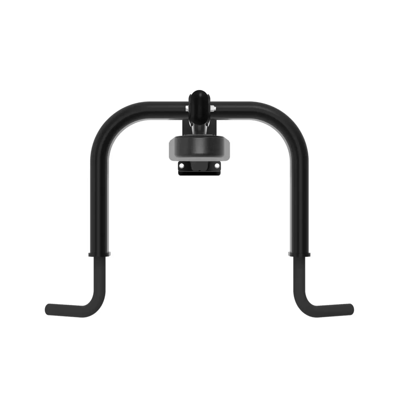Black metal elite series chin up attachment with curved arms and central mounting bracket for home training use
