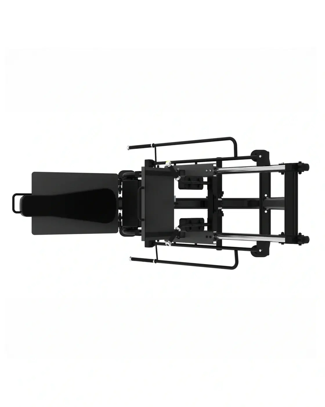 Elite series leg press hack squat combo in black metal with adjustable weight plates for uk delivery