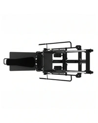 Elite series leg press hack squat combo in black metal with adjustable weight plates for uk delivery
