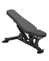 Elite Series multi adjustable bench black with padded seat and backrest on sturdy metal frame built for home use
