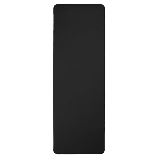 Evolution Eco Yoga Mat with Carry String - 4mm in Black - Studio Accessories