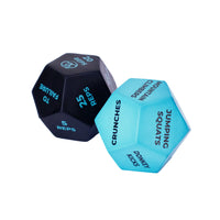 Fitness Mad 12-Sided Fitness Dice - Pair - Studio Accessories