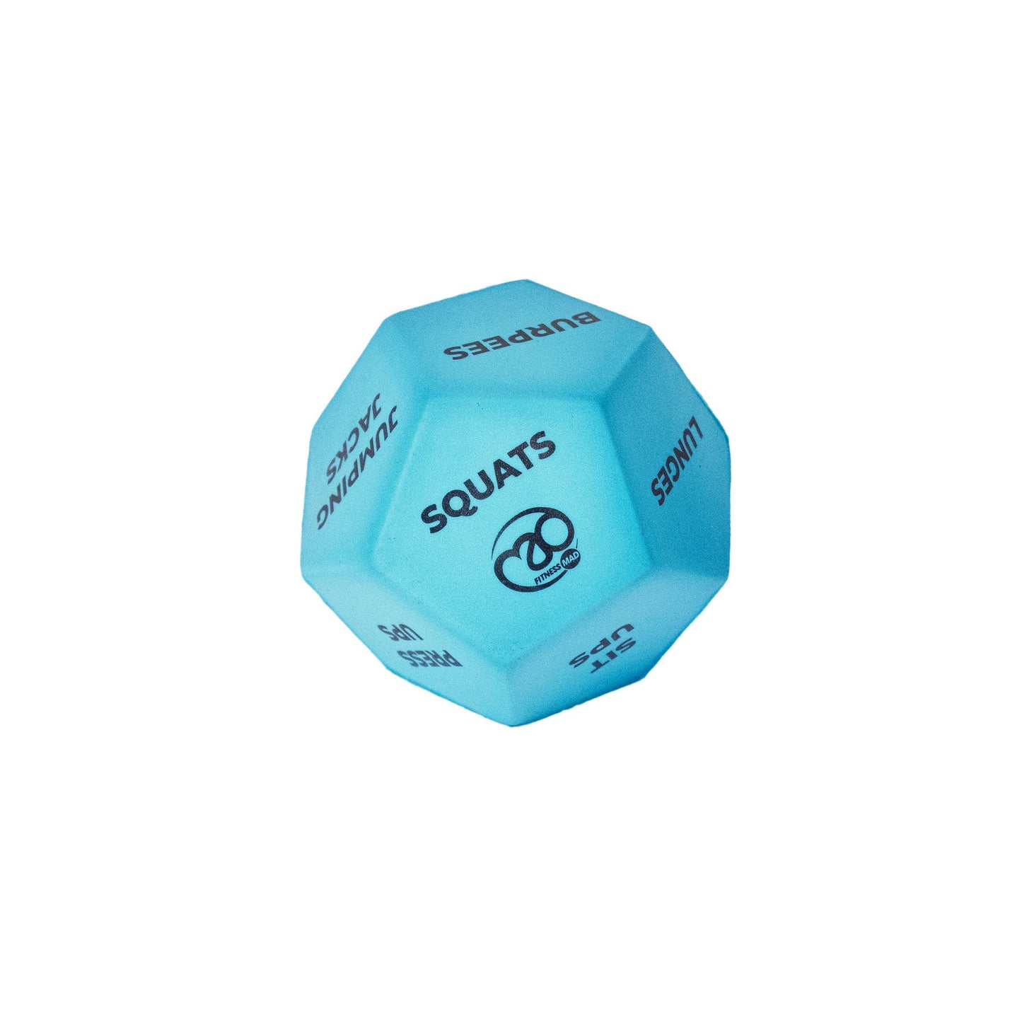 Fitness Mad 12-Sided Fitness Dice - Pair - Studio Accessories