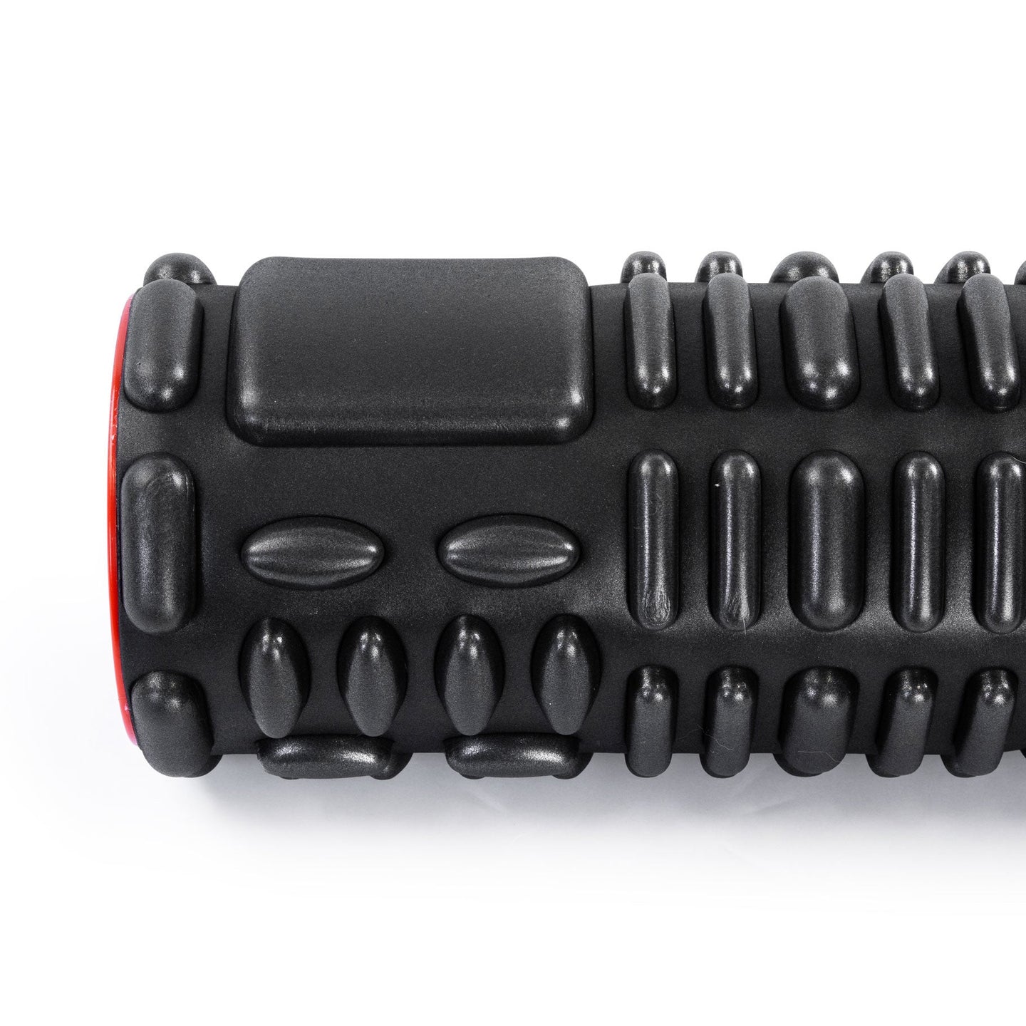 Fitness Mad 32cm Black/Red Vari-Massage Foam Roller - Studio Accessories