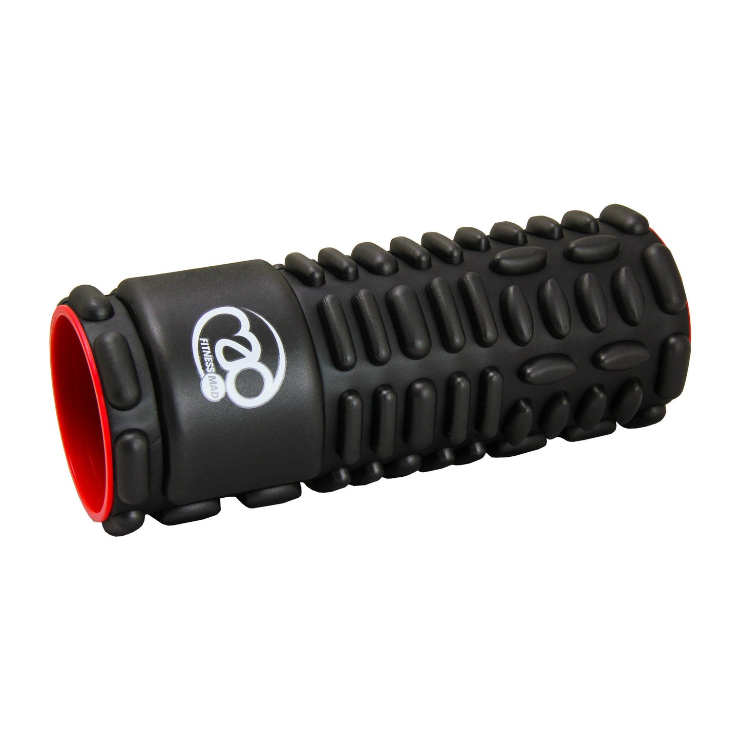 Fitness Mad 32cm Black/Red Vari-Massage Foam Roller - Studio Accessories
