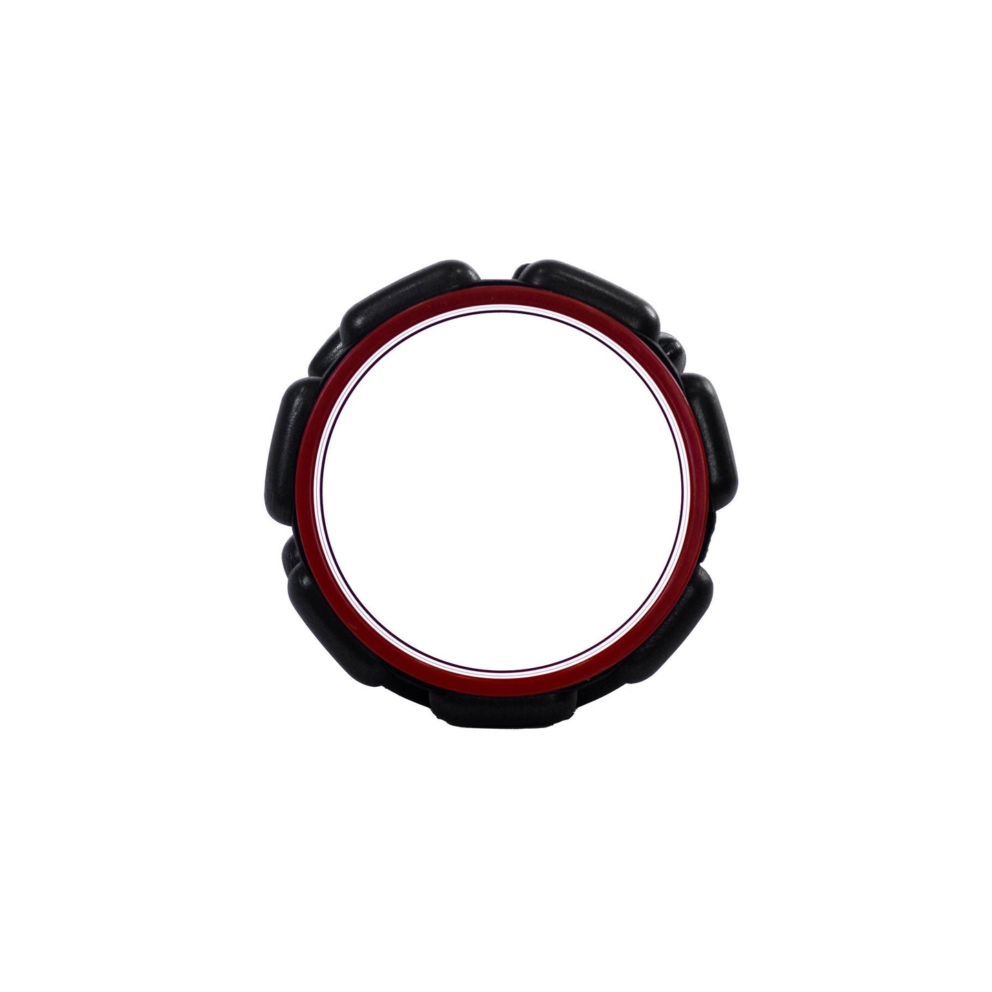 Fitness Mad 32cm Black/Red Vari-Massage Foam Roller - Studio Accessories