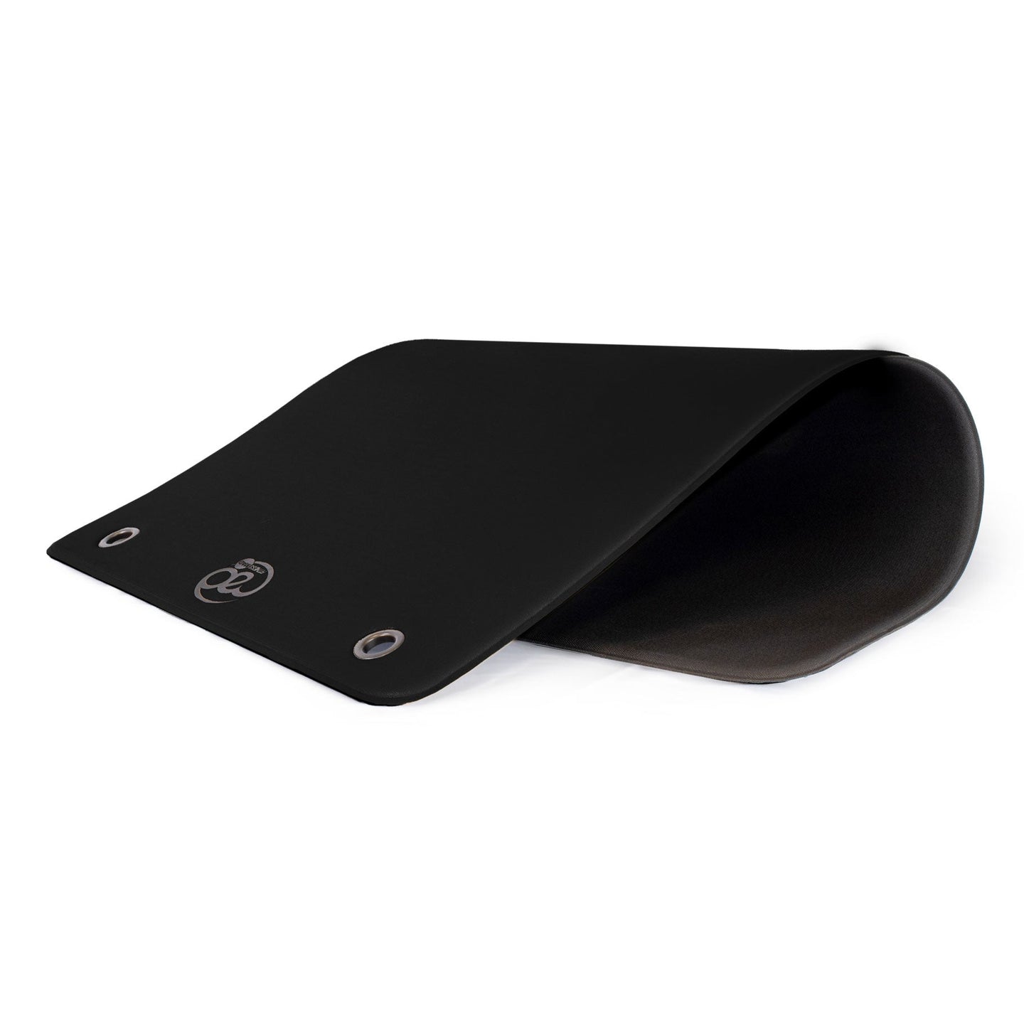 Fitness Mad Club Aerobic Mat with Eyelets - Black - Studio Accessories