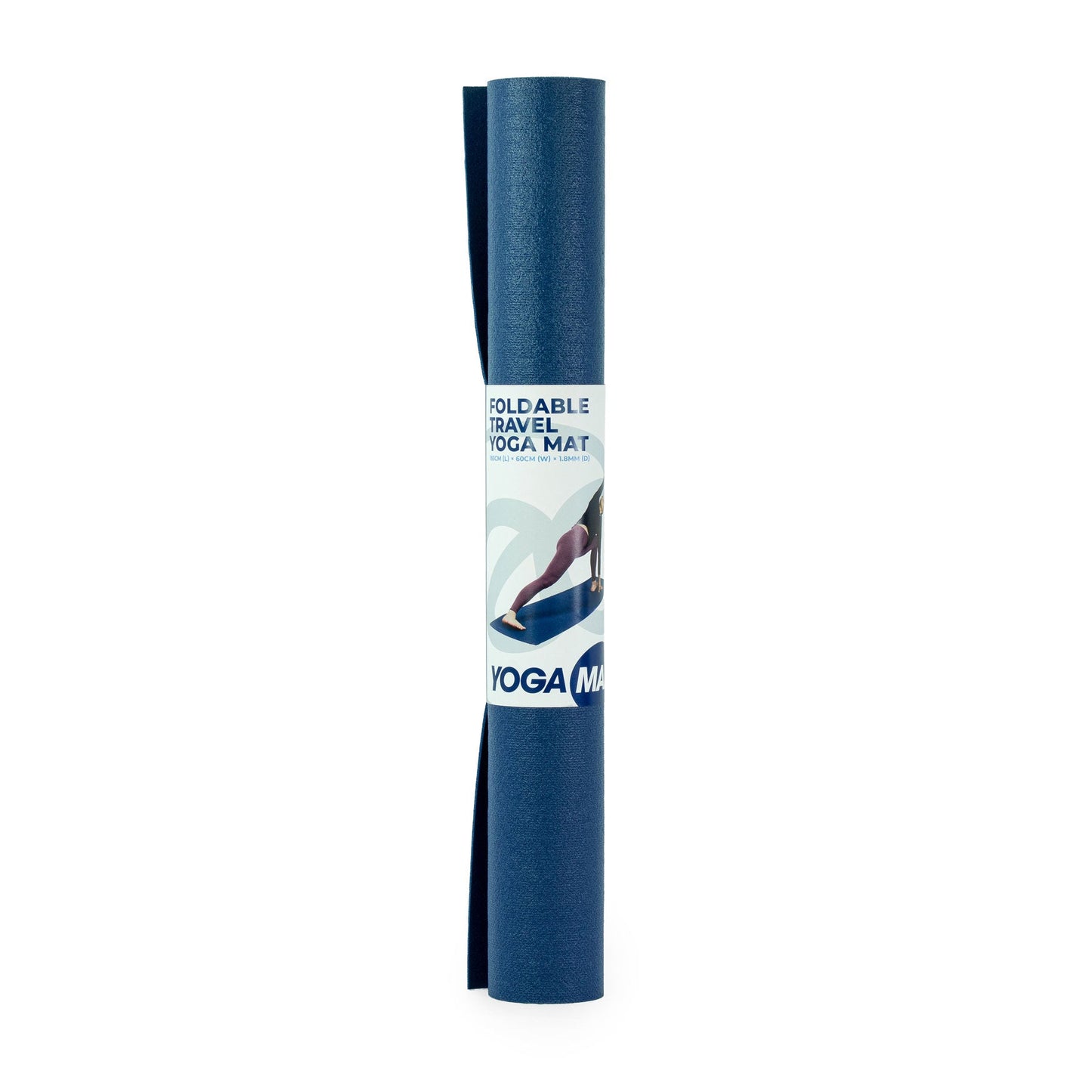 Fitness Mad Foldable Travel Yoga Mat - 1.8mm - Studio Accessories