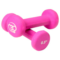 Fitness Mad Neoprene Dumbbells (Pair) - 0.5kg - Dumbbells