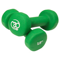 Fitness Mad Neoprene Dumbbells (Pair) - 1.5kg - Dumbbells