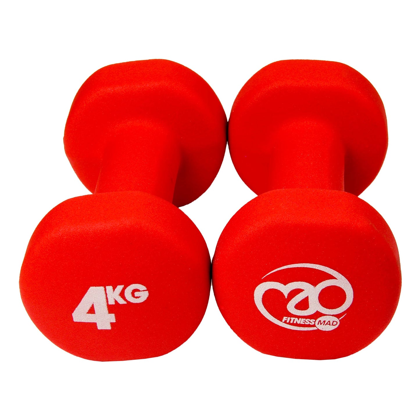 Fitness Mad Neoprene Dumbbells 4 Kg each (Pair) - Dumbbells