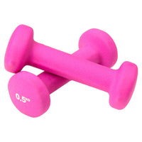 Fitness Mad Neoprene Dumbbells (Pair) - Dumbbells 0.5kg