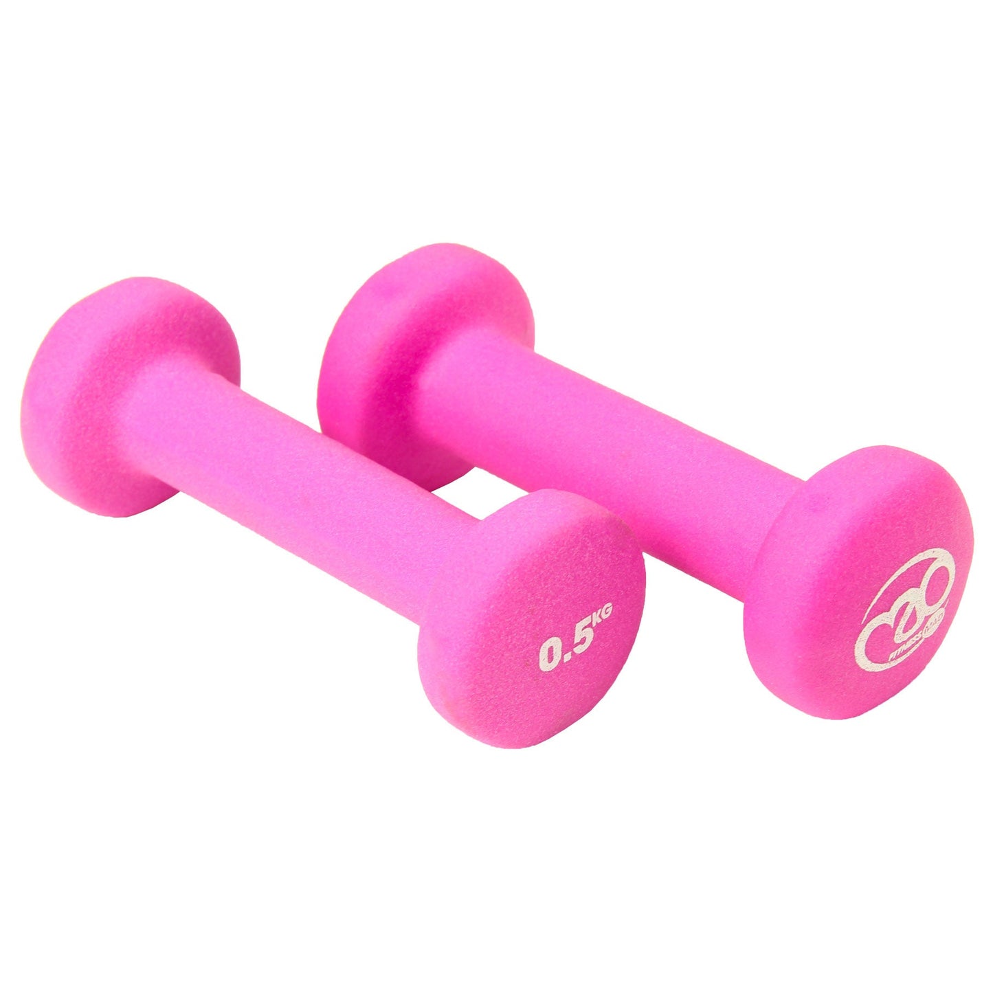 Fitness Mad Neoprene Dumbbells (Pair) - Dumbbells Studio Weights