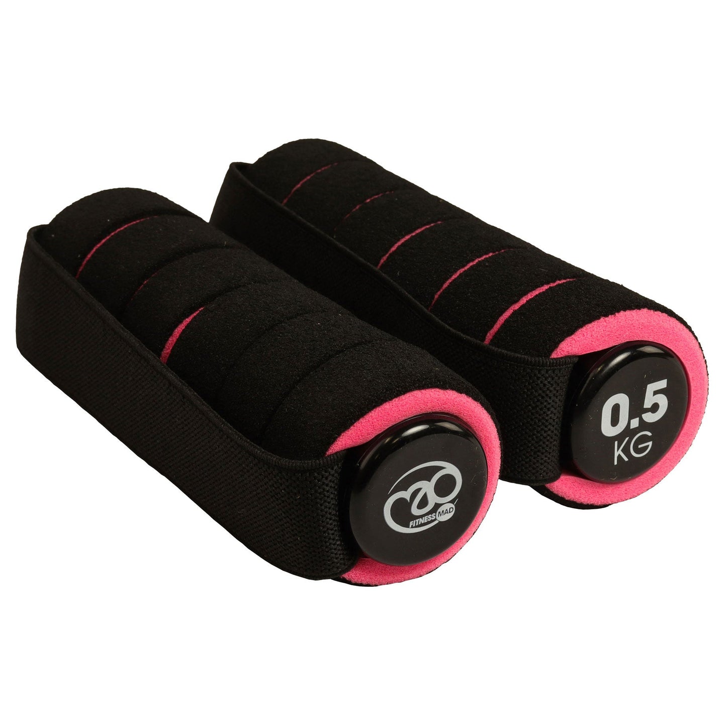 Fitness Mad Pro Hand Weights (Pair) - 0.5kg - Studio Accessories
