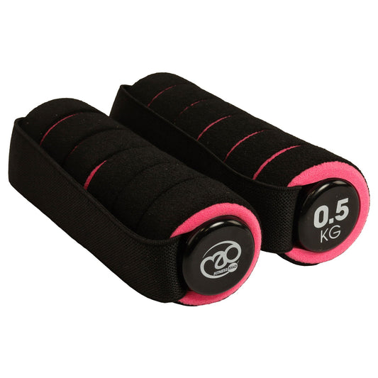 Fitness Mad Pro Hand Weights (Pair) - 0.5kg - Studio Accessories