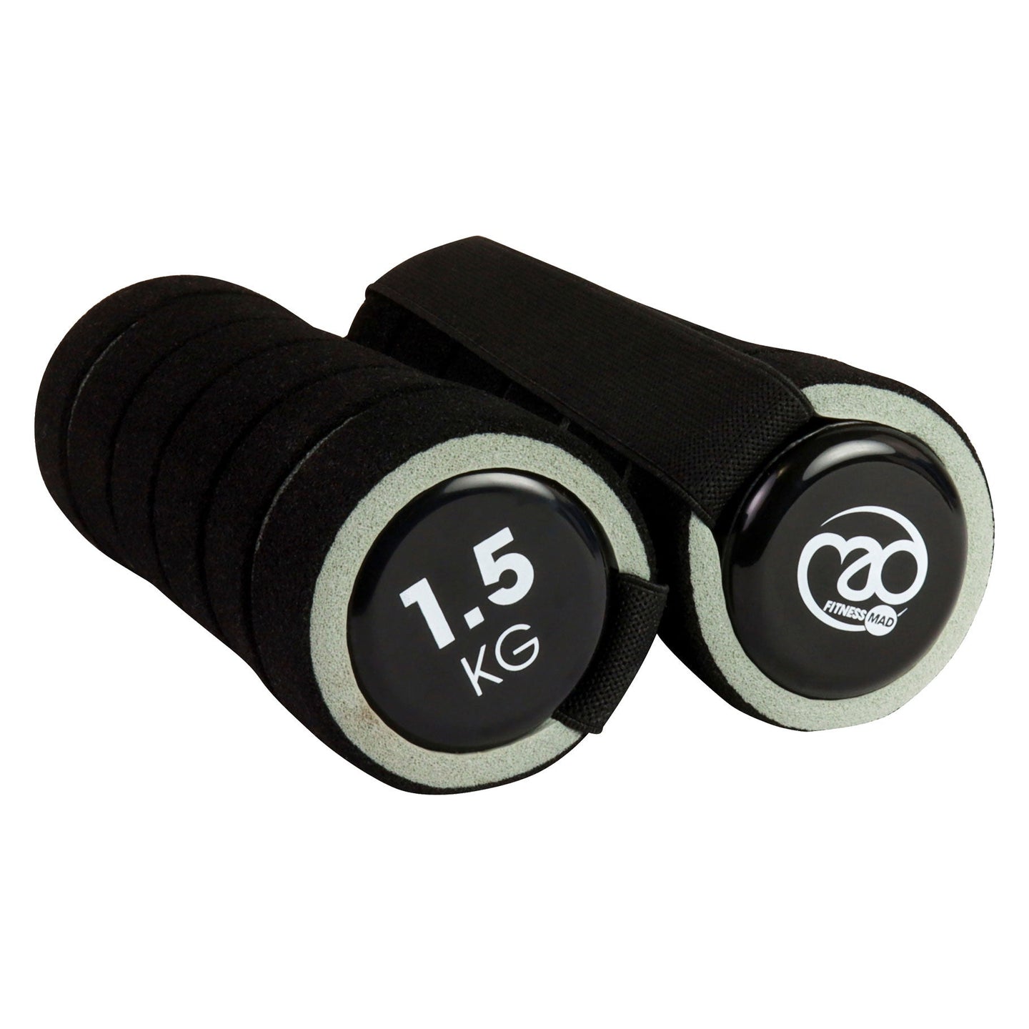 Fitness Mad Pro Hand Weights (Pair) - 1.5kg - Studio Accessories