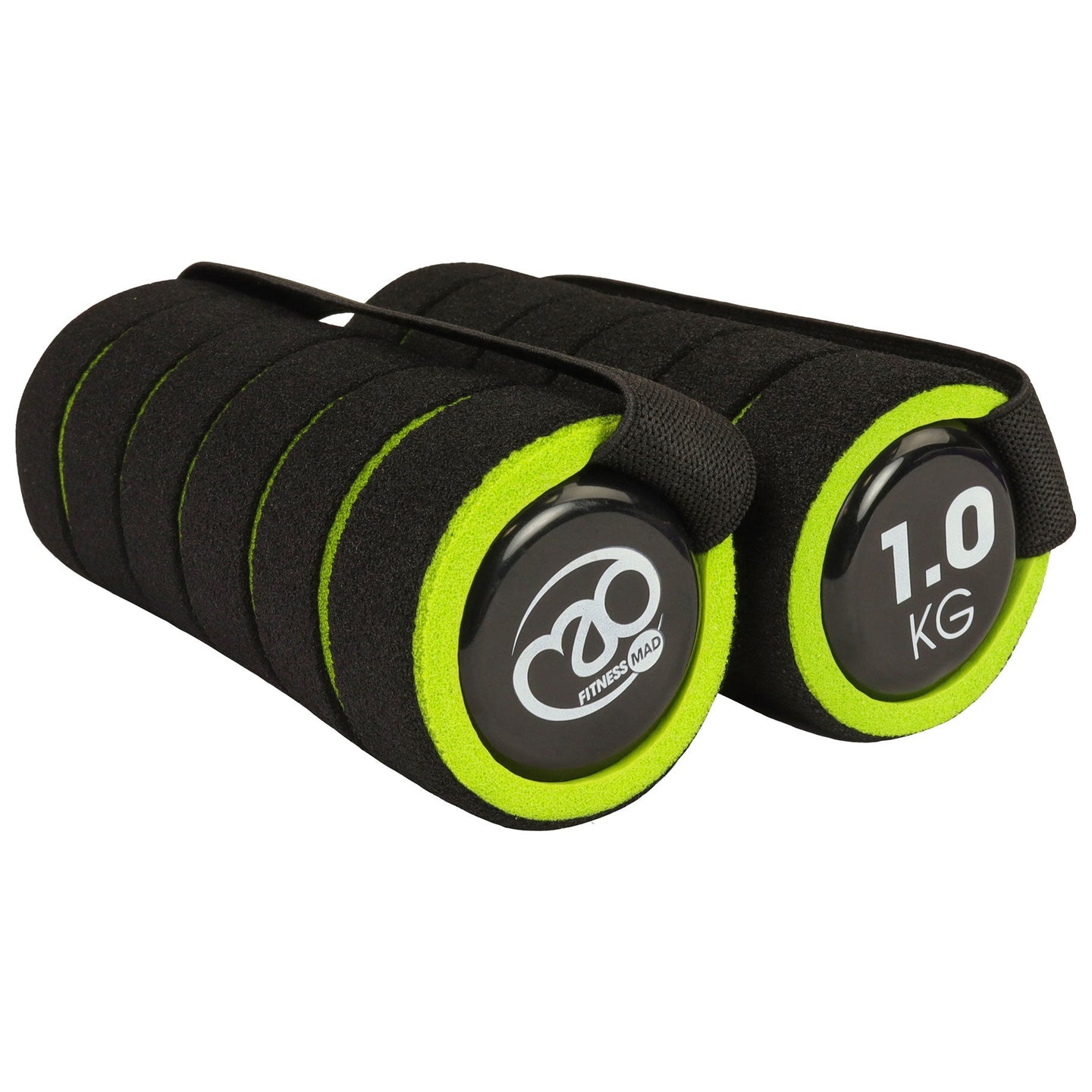 Fitness Mad Pro Hand Weights (Pair) - 1kg - Studio Accessories