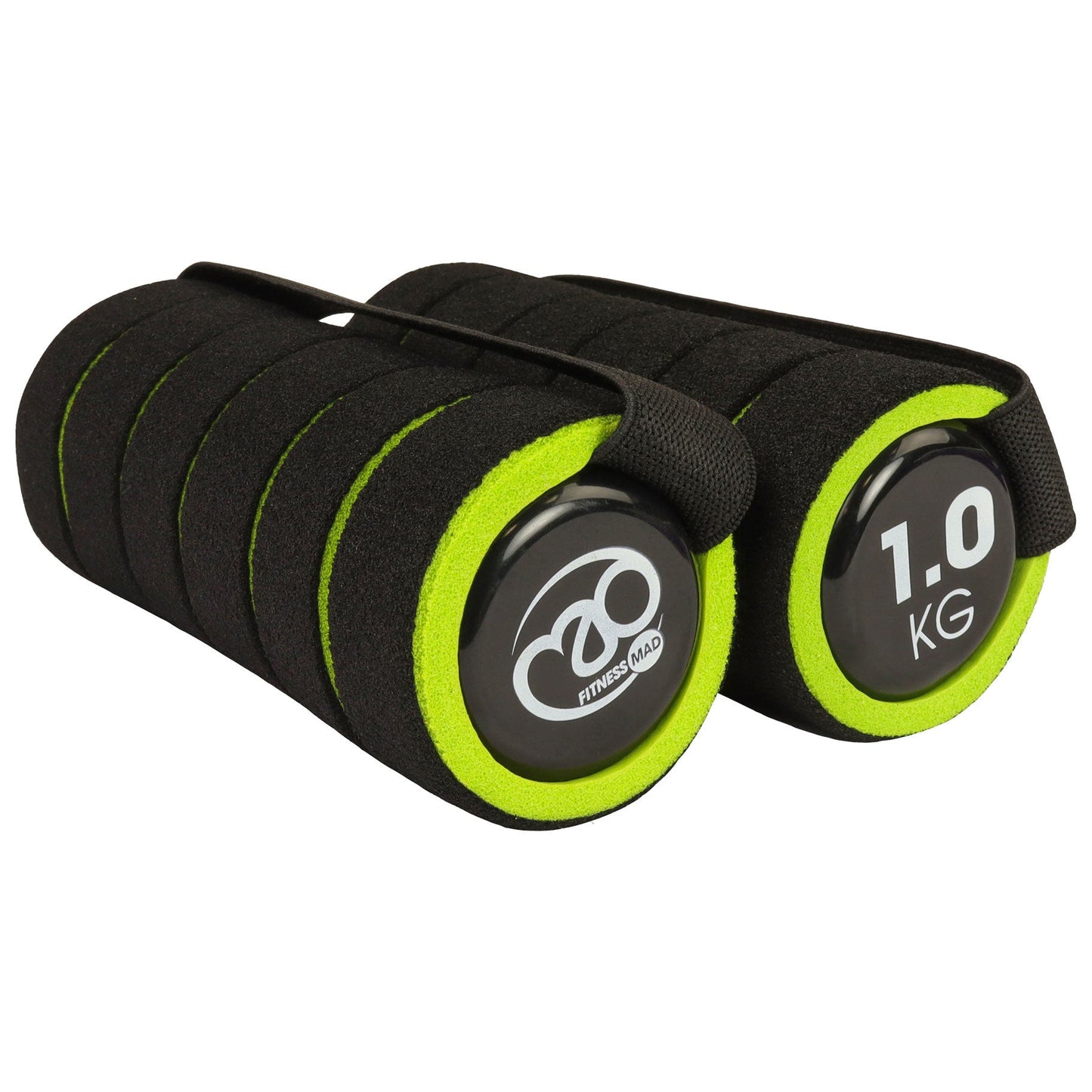 Fitness Mad Pro Hand Weights (Pair) - 1kg - Studio Accessories