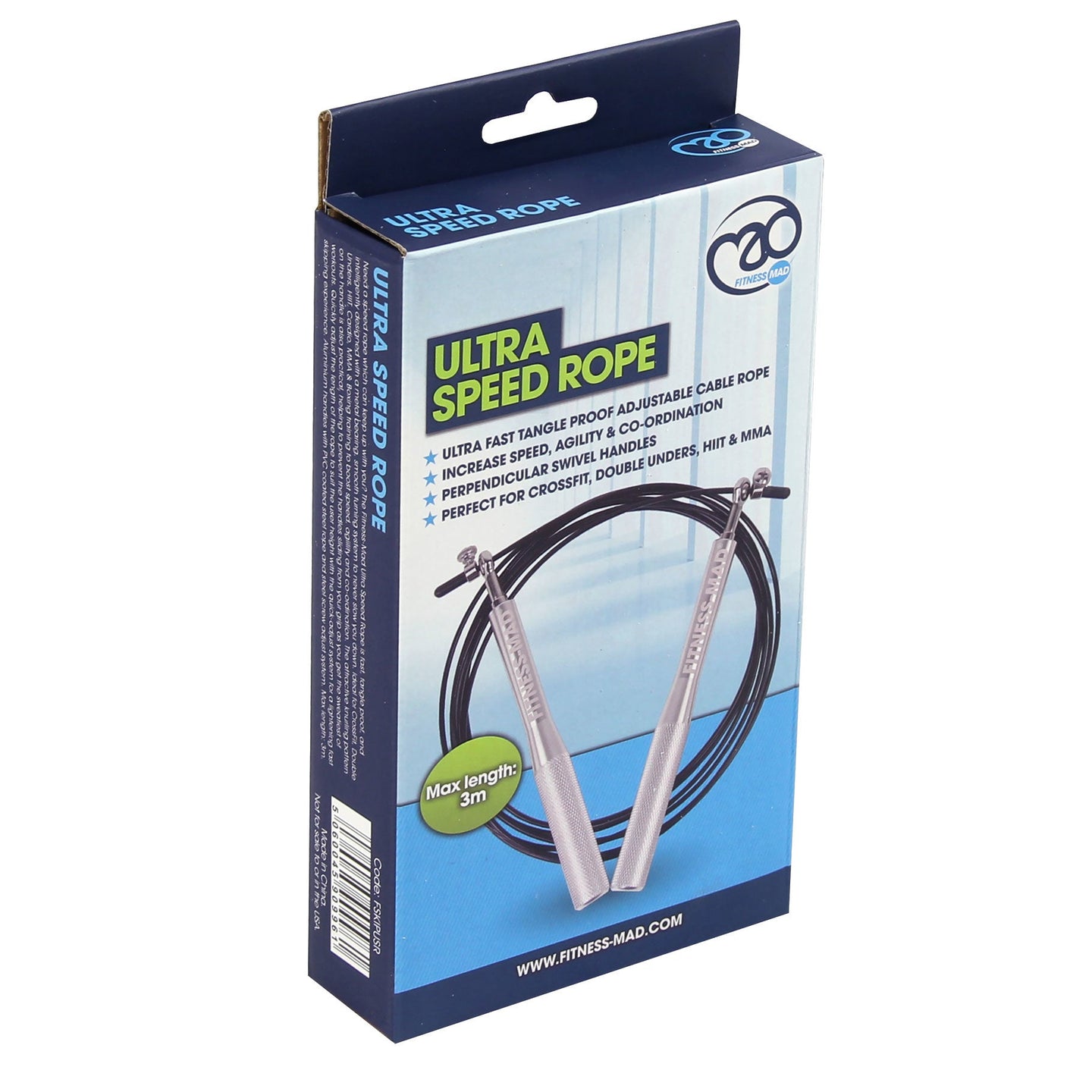 Fitness Mad Ultra Speed Rope - Studio Accessories