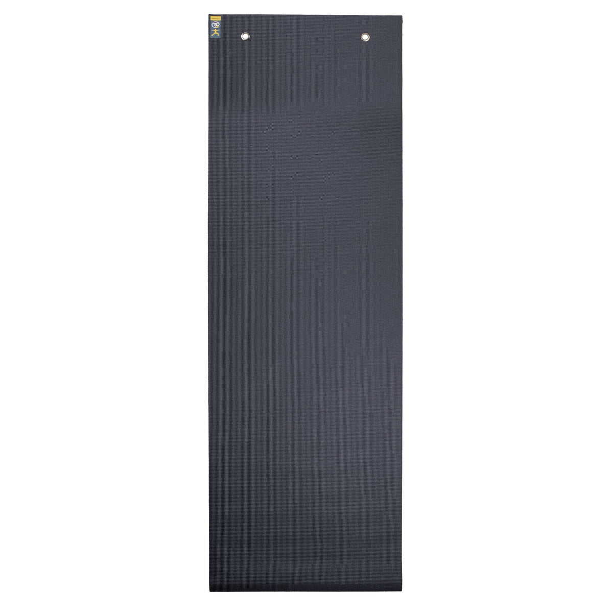 Fitness Mad Warrior II Eyelet Yoga Mat - 4mm in Graphite - Gym Mats