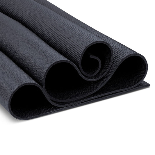 Fitness Mad Warrior II Plus Yoga Mat - 6mm - Graphite - Studio Accessories