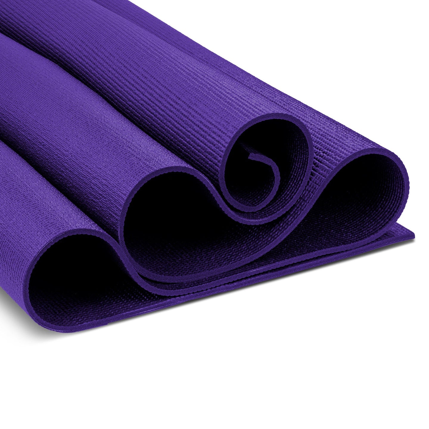 Fitness Mad Warrior II Plus Yoga Mat - 6mm - Purple - Studio Accessories