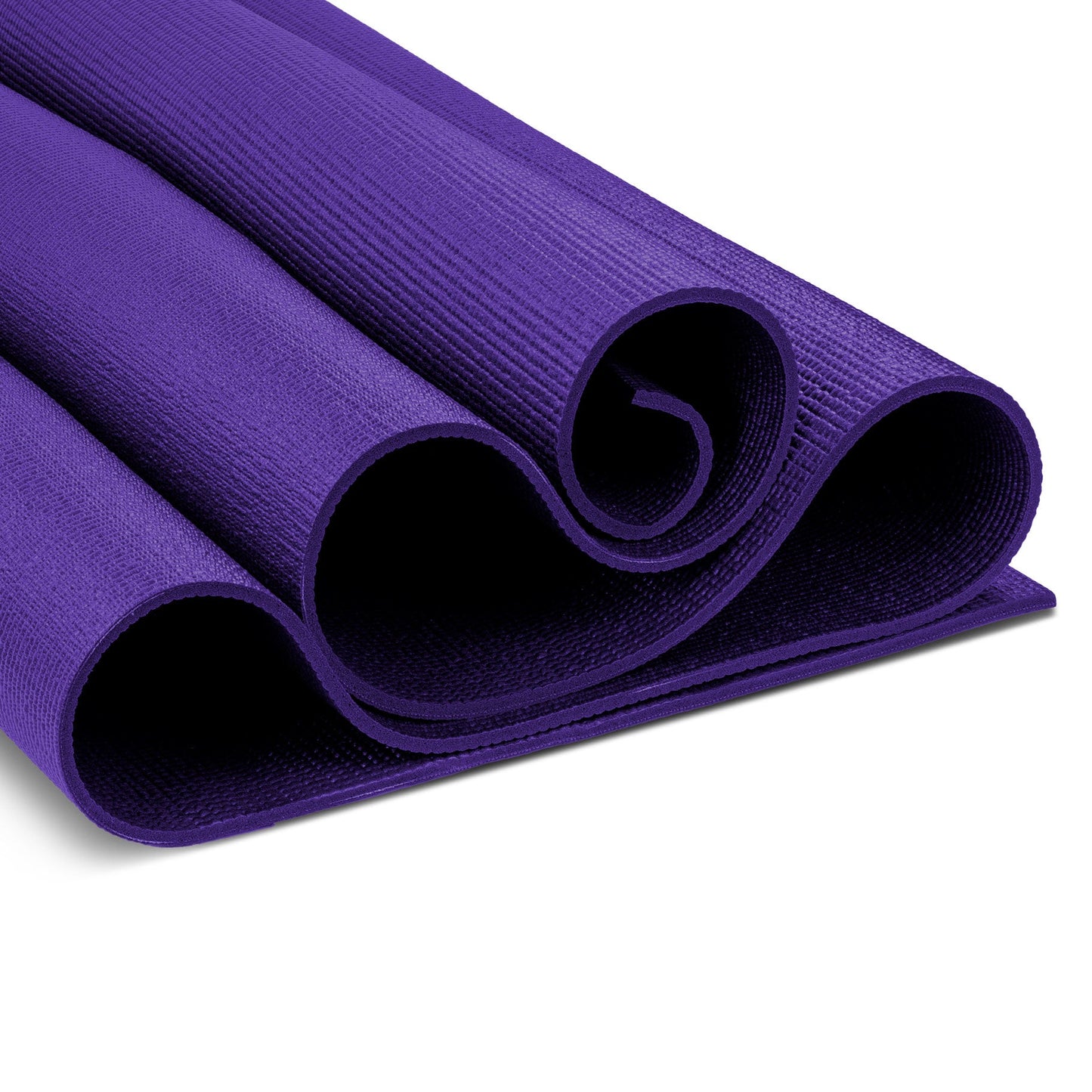 Fitness Mad Warrior II Plus Yoga Mat - 6mm - Purple - Studio Accessories
