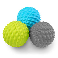 Fitness Mad Wave Massage Balls (Set of 3) - 7.5cm - Studio Accessories