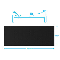 Gym Floor Mat for Exercise Machine - 1.5m x 0.8m - 2.5m x 1m - Studio Accessories