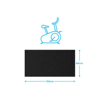 Gym Floor Mat for Exercise Machine - 1.5m x 0.8m - 1.5m x.8m - Studio Accessories