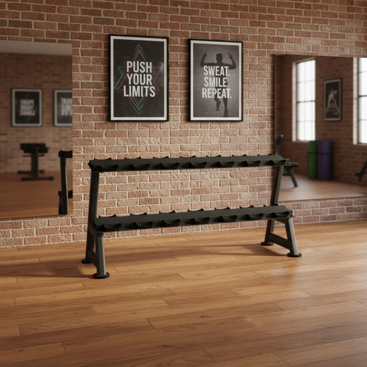 Gym Gear 12 Pair  2 Tier Storage Rack | UK Delivery