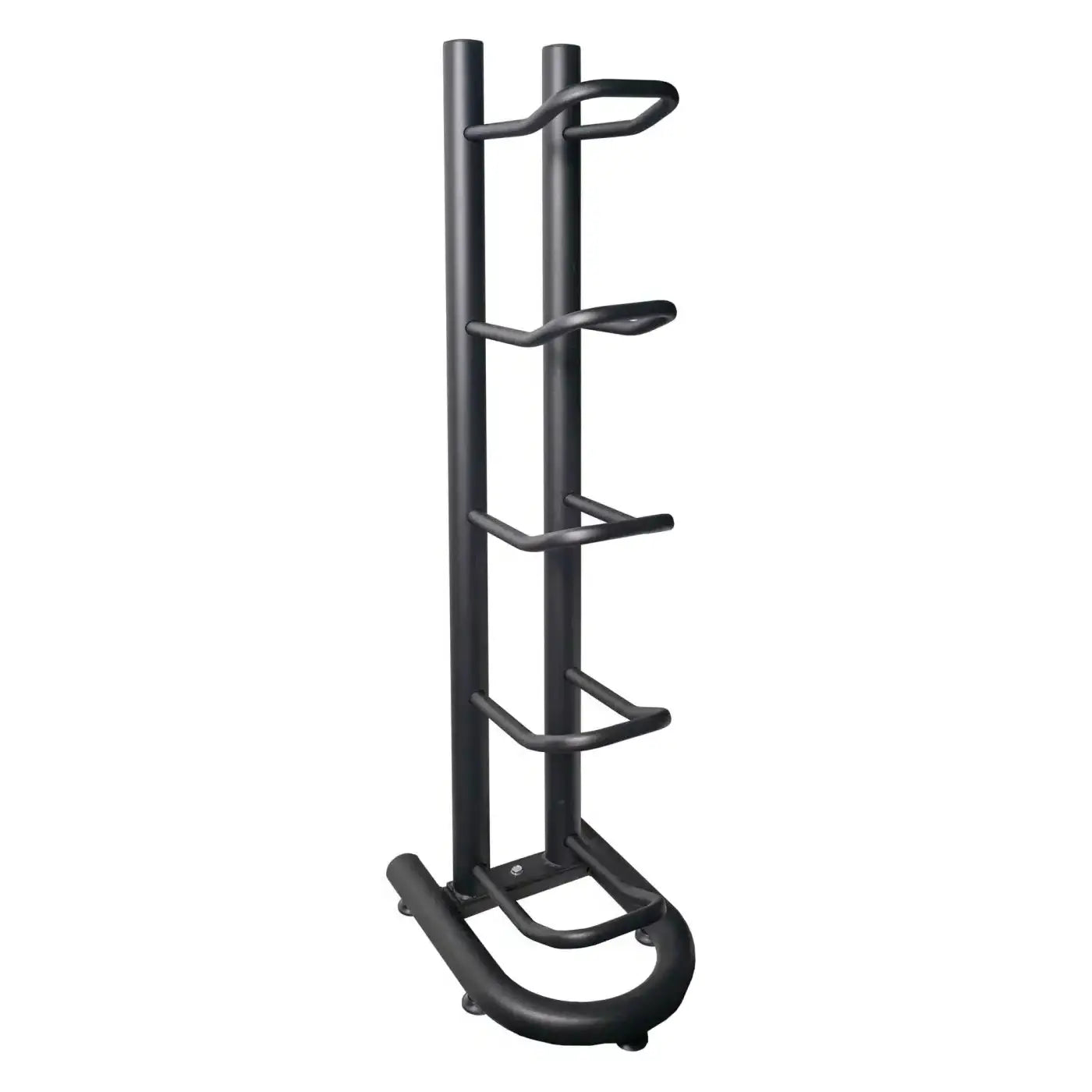 Black metal gym gear 5 ball single sided storage rack with five horizontal bars for holding dumbbells uk delivery